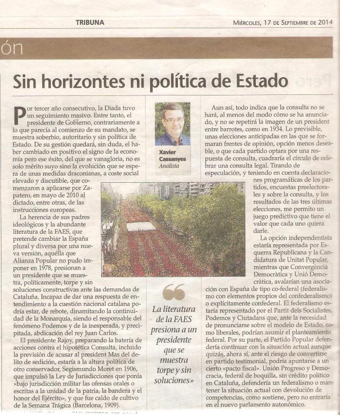 Sin horizontes ni política de Estado.